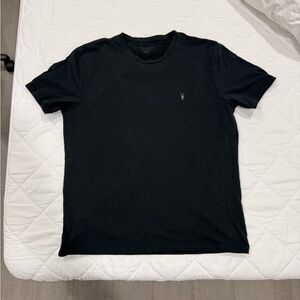 All saints mens black tshirt xl